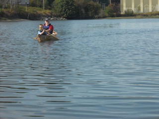 Canoeing with grandson